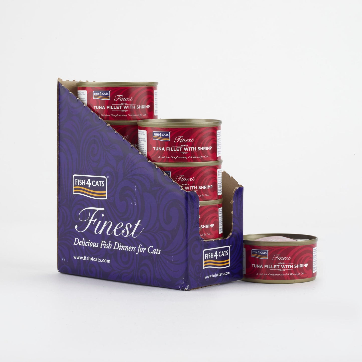 Fish4cats Filete Para Gato – Atún Con Camarón 70 G (pack De 10)_0