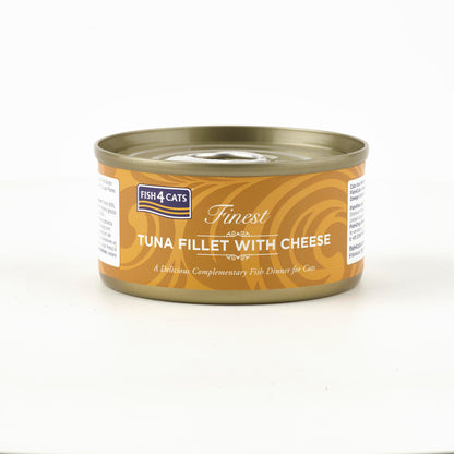 Fish4cats Filete Para Gato – Atún Con Queso 70 G (pack De 10)_3