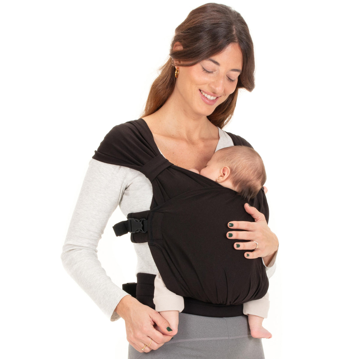 Fular Mochila Portabebé Boba Bliss. Black_0