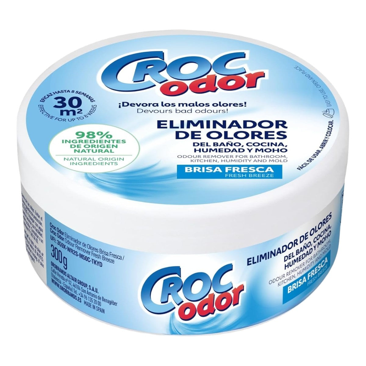 Gel Eliminador de Olores Brisa Fresca CROCODOR 300g
