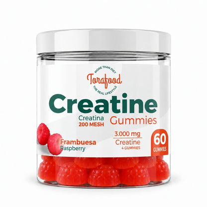 Gummies Creatine sabor Frambuesa Torafood 60 gummies