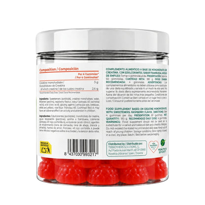 Gummies Creatine sabor Frambuesa Torafood 60 gummies