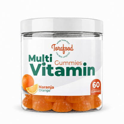 Gummies Multivitamin sabor Naranja Torafood 60 gummies