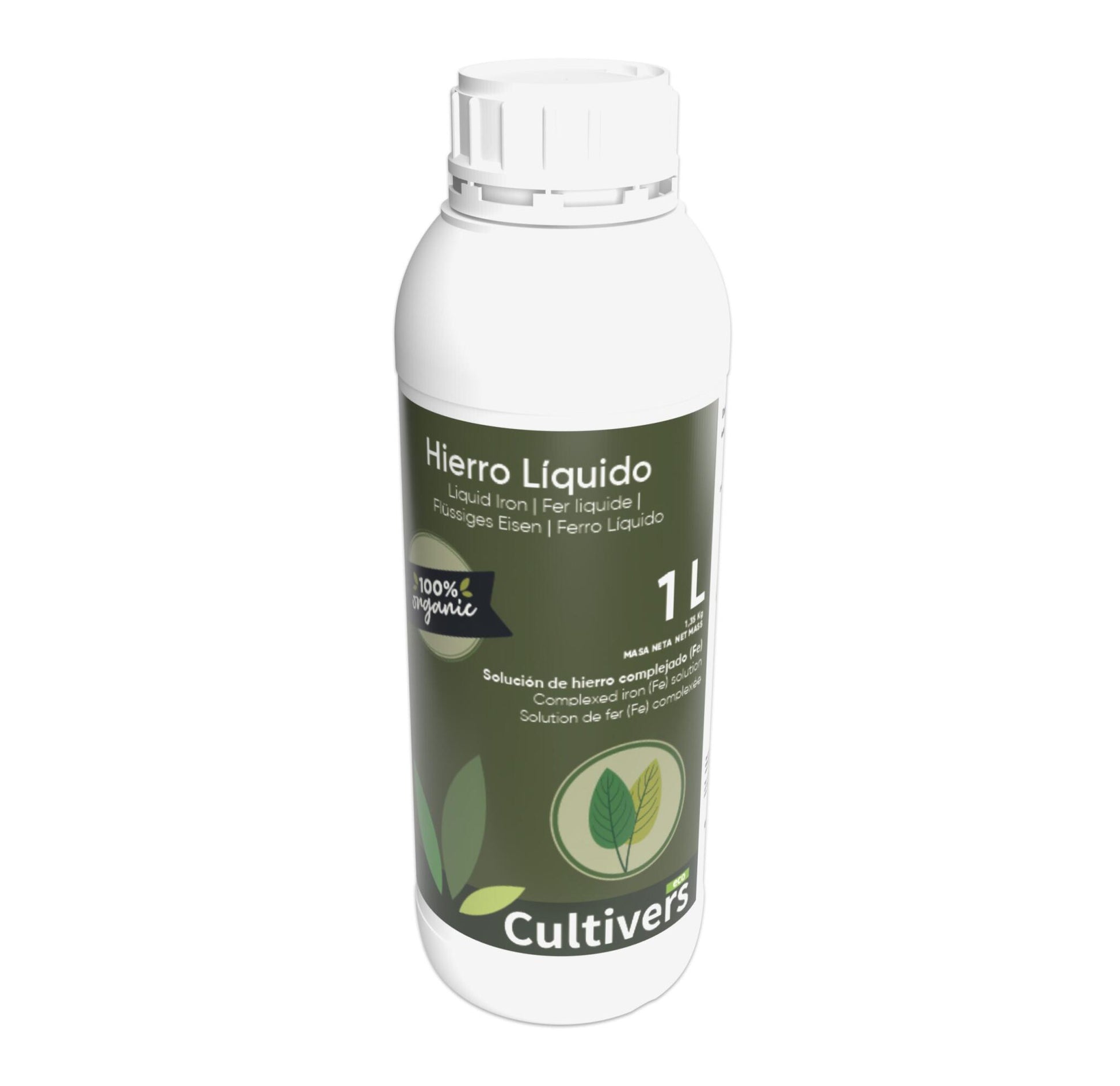Hierro Liquido Para Plantas Cultivers 1 L_0