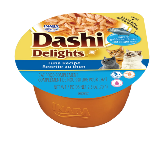 Caldo Dashi Delights de Atún para Gatos Churu 70 g - envase