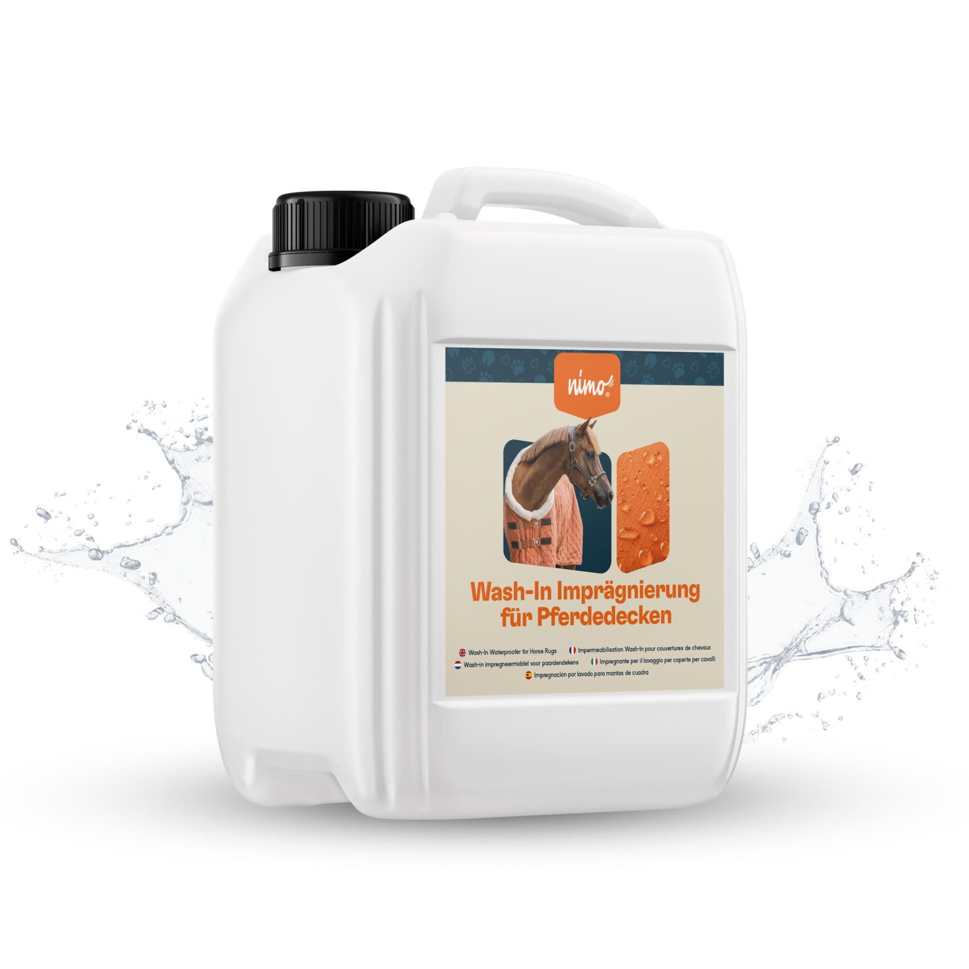 Impermeabilización Wash-in Para Mantas De Caballo - Nimo - 2,5 L_0