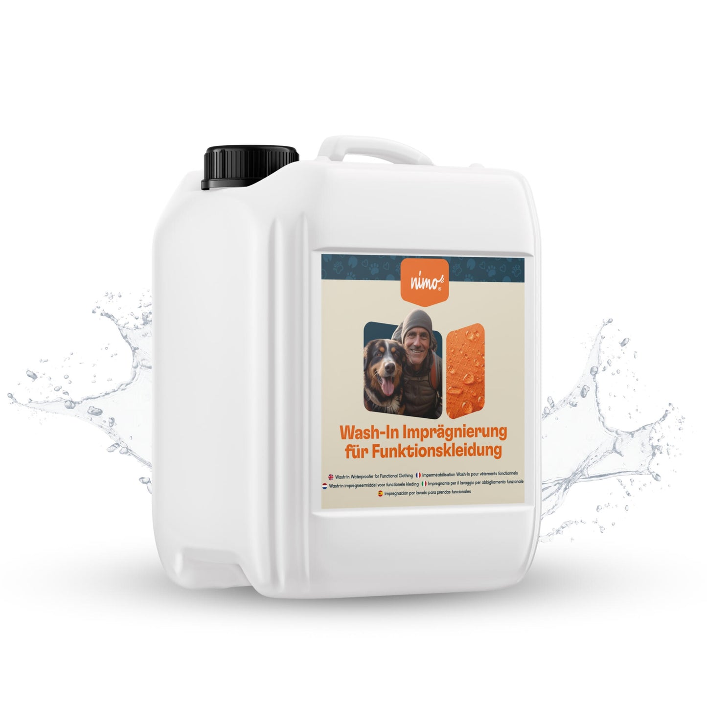 Impermeabilización Wash-in Para Ropa Técnica - Nimo - 5 L_0