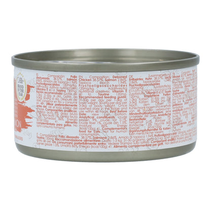 Kit Cat Lata Gravy - Pollo &amp; Salmón 70 g Comida húmeda para gatos en salsa