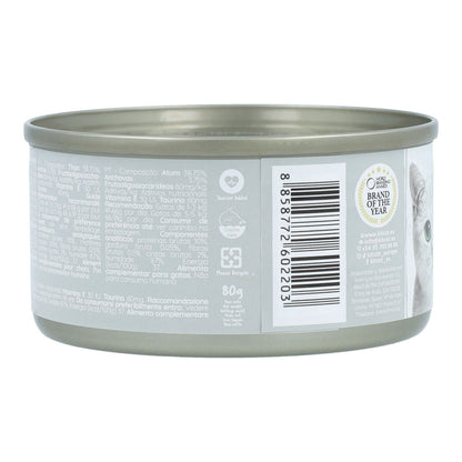 Kit Cat Lata Toppers - Atún &amp; Anchoas 80 g Comida húmeda para gatos