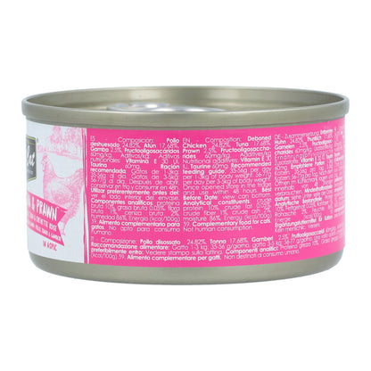 Kit Cat Lata Toppers - Pollo, Atún &amp; Gamba 80 g Comida húmeda para gatos