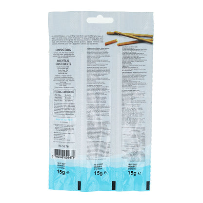 Kit Cat Cat Stick - Salmón &amp; Vieiras 15 g Snack semihúmedo para gatos