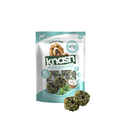 Knash Snack Dental Bites De Menta Y Coco 2 Boslas X 100 G_0