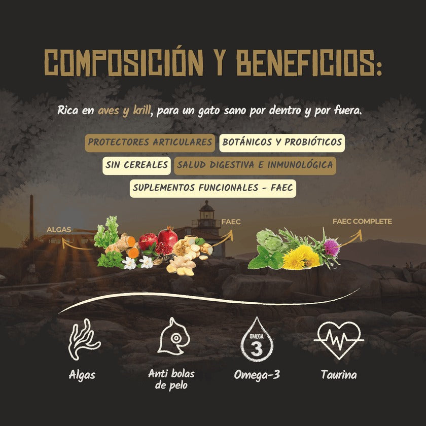 Pienso para Gatos Adultos Aves de Corral Grain Free Lenda 2 kg