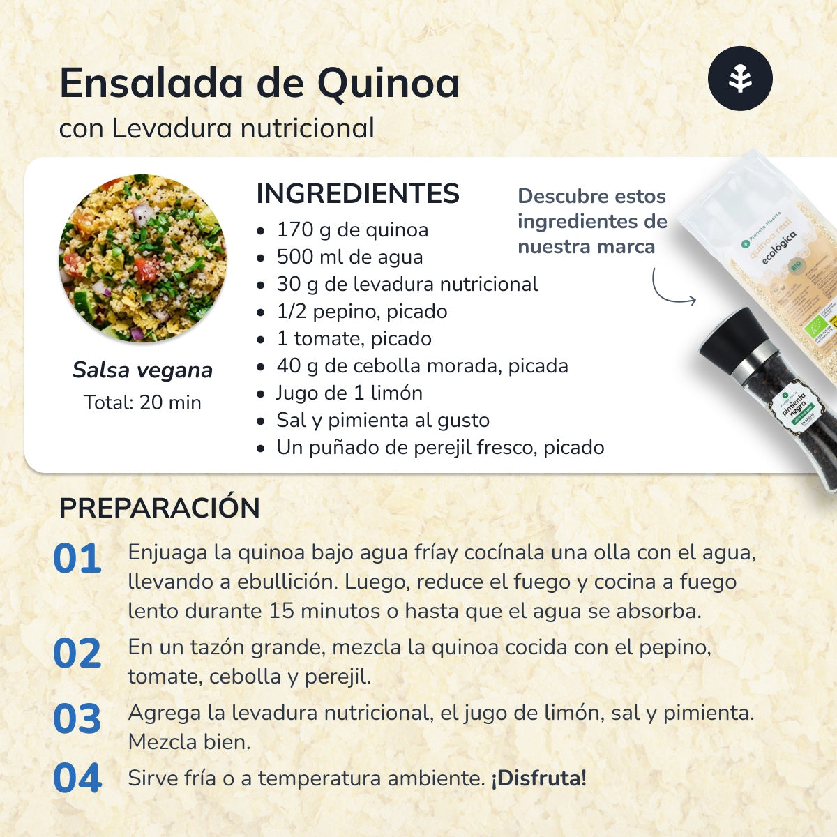Levadura nutricional Planeta Huerto 500 g