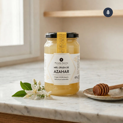 Miel Cruda de Azahar Planeta Huerto 950 g