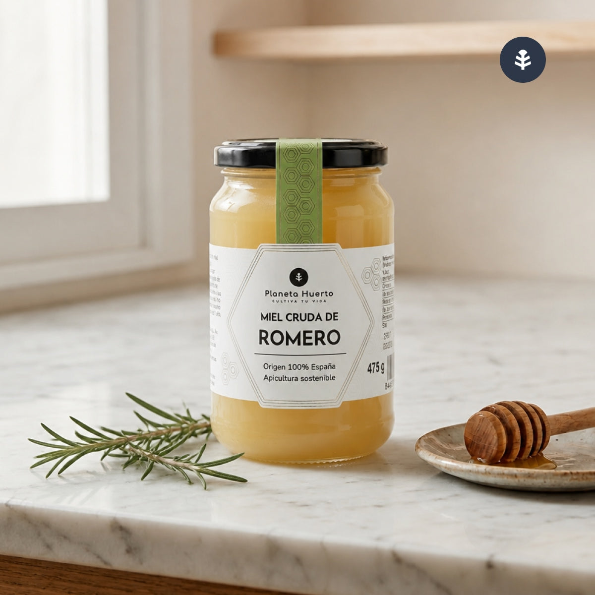 Miel Cruda de Romero Planeta Huerto 950 g