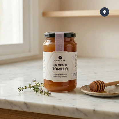 Miel Cruda de Tomillo Planeta Huerto 950 g