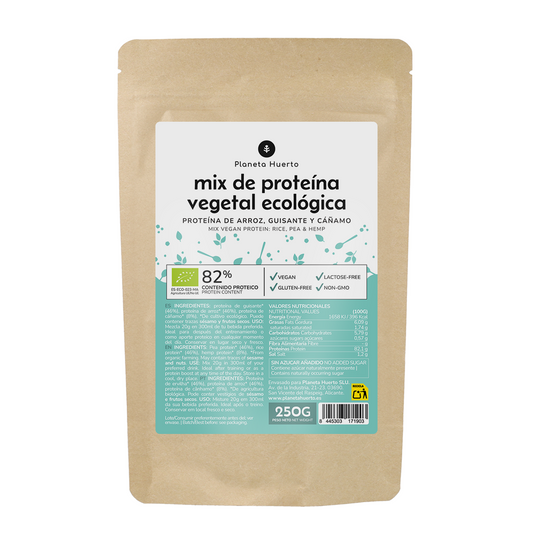 Mix proteina vegana deportistas Planeta Huerto 250 g