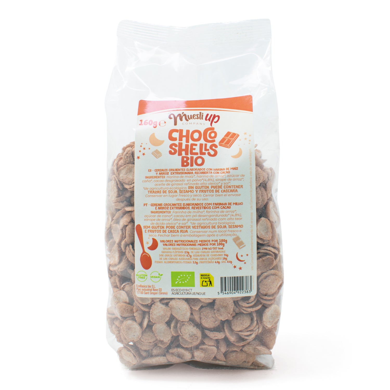 Choco sells sin gluten bio La Finestra Sul Cielo 160g