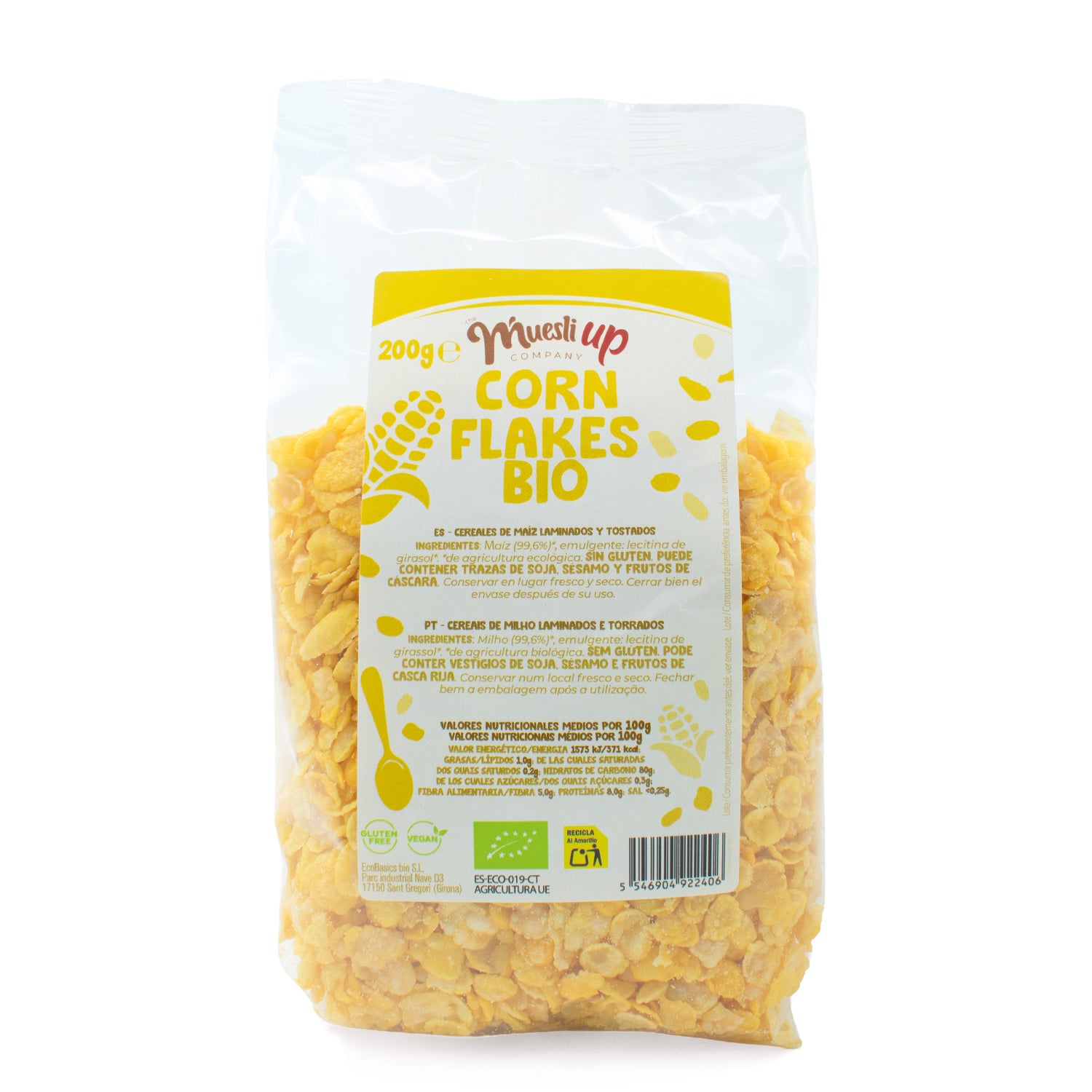 Cornflakes sin gluten bio La Finestra Sul Cielo 200g