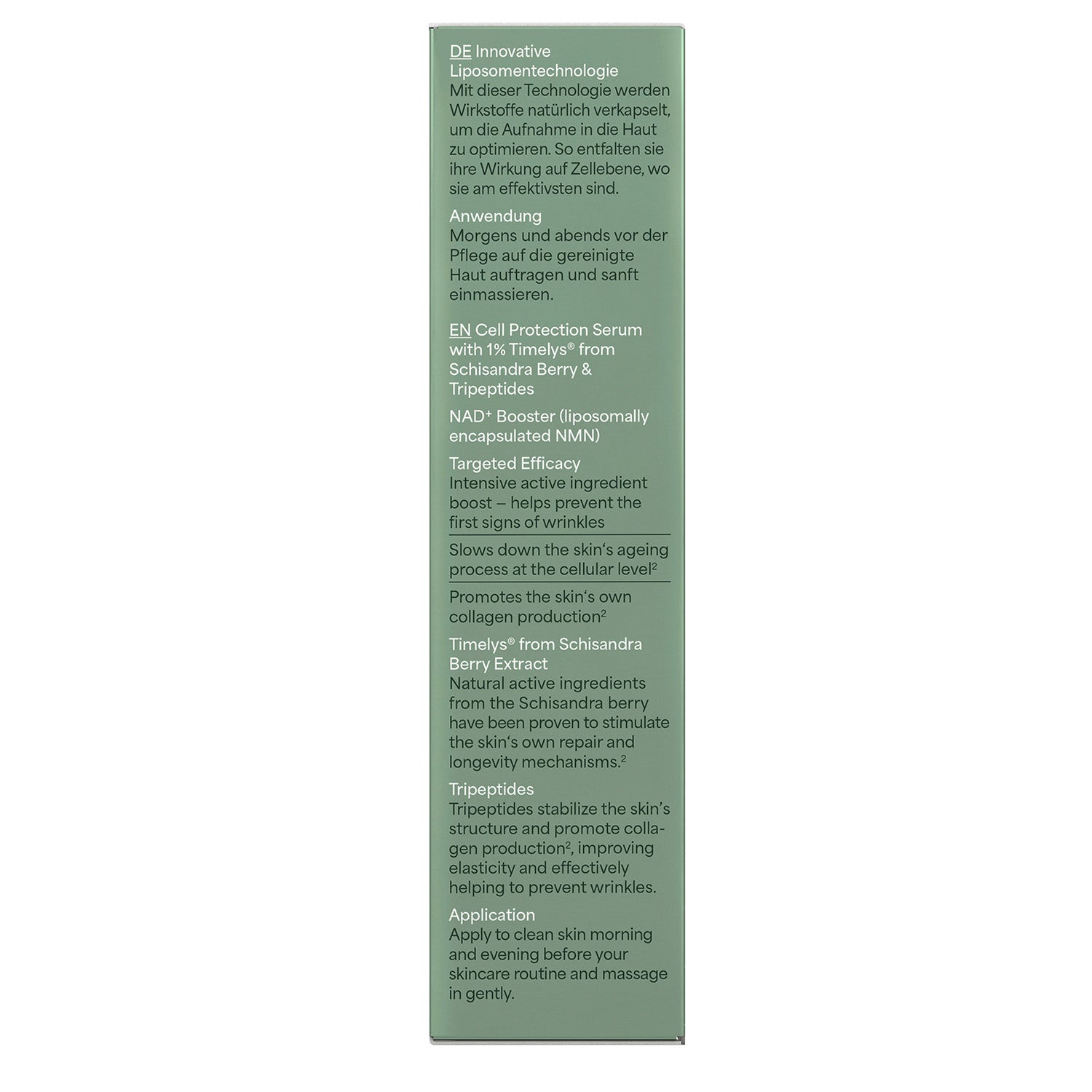 Sérum facial protector celular Skin Longevity Lavera 30 ml