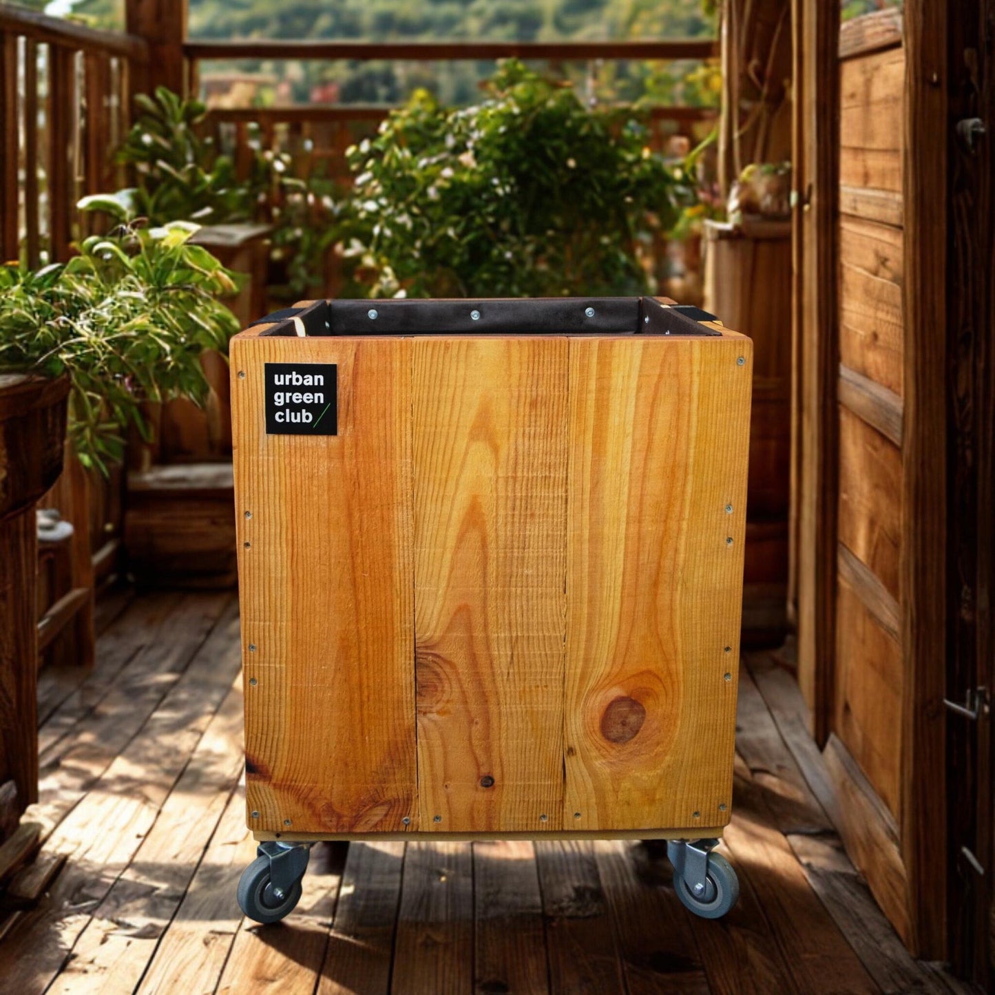 Módulo De Cultivo De Madera De Pino Urban Green Club - 50x50x60 Cm 100 L_2