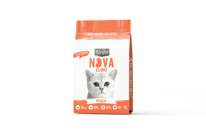 Kit Cat Arena Eco Nova - Peach 7 L Arena para gatos