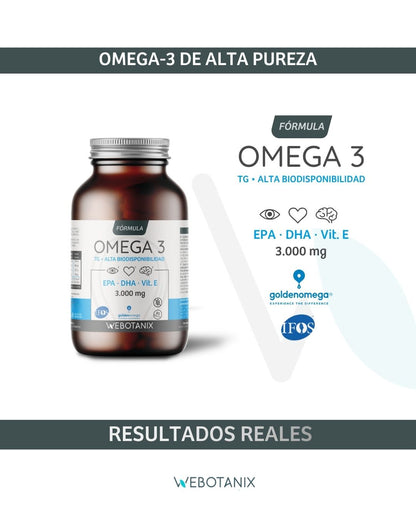 Omega 3 Fórmula Golden Omega WeBotanix 90 perlas