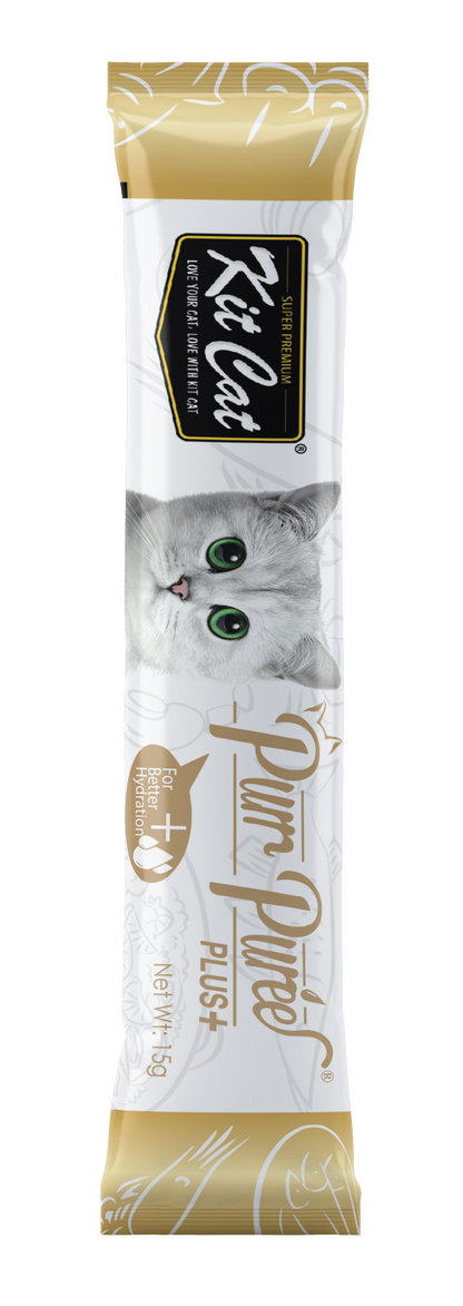 Kit Cat PurrPuree Pack Degustación 12 uds Snack natural para gatos
