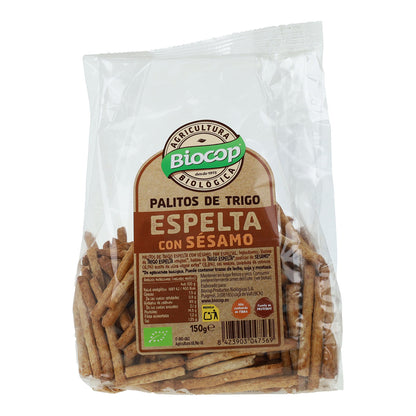 Palitos de Espelta y Sésamo Biocop 150 g