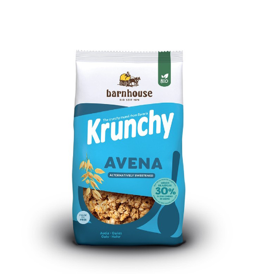 Muesli krunchy Avena con menos azúcar BIO Barnhouse 1,25 Kg