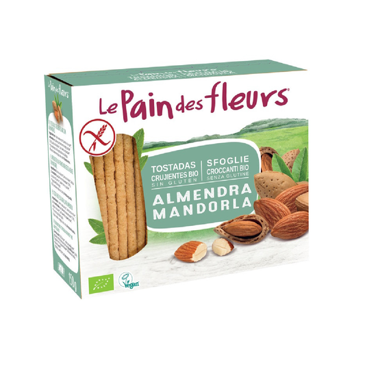 Tostadas Crujientes Crakers de Almendra sin gluten Le pain de fleurs 150 g