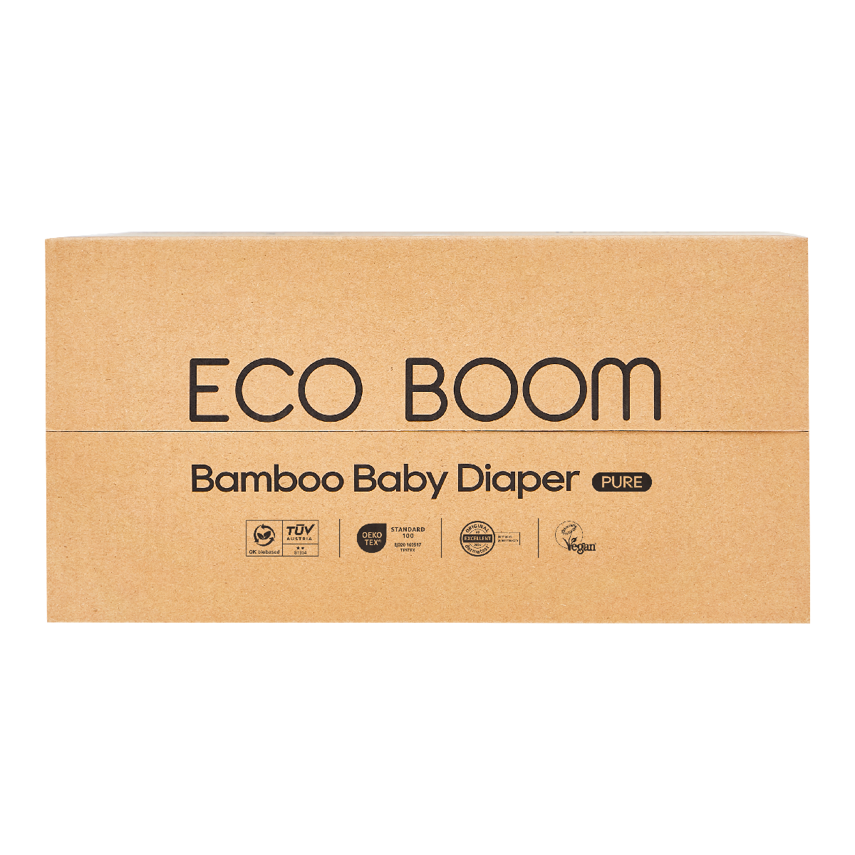 Pañales de Bambú Pure Premium T5 (de 12 a 17 Kg) Ecoboom 48 uds