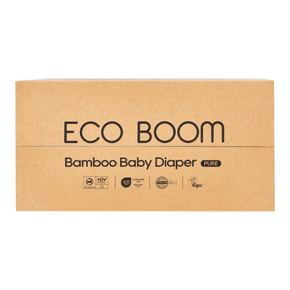 Pañales de Bambú Pure Premium T5 (de 12 a 17 Kg) Ecoboom 48 uds