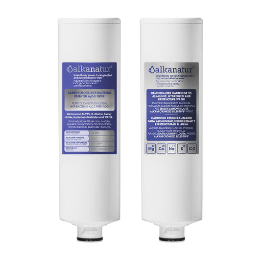 Recambios filtros Depure (depurador + alcalinizador)