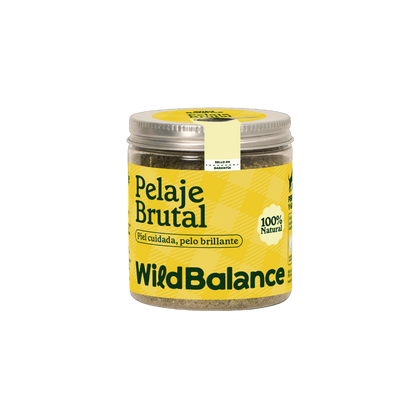Pelaje Brutal Suplemento para mascotas Wild Balance 100 g