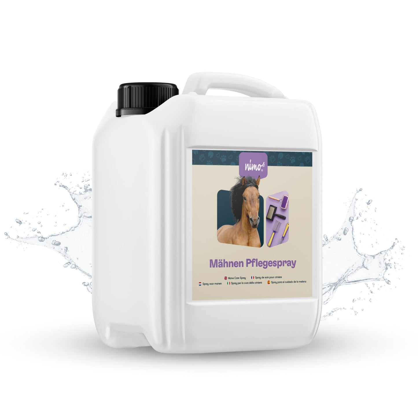 Spray De Cuidado Para La Crin - Nimo - 2,5 L_0