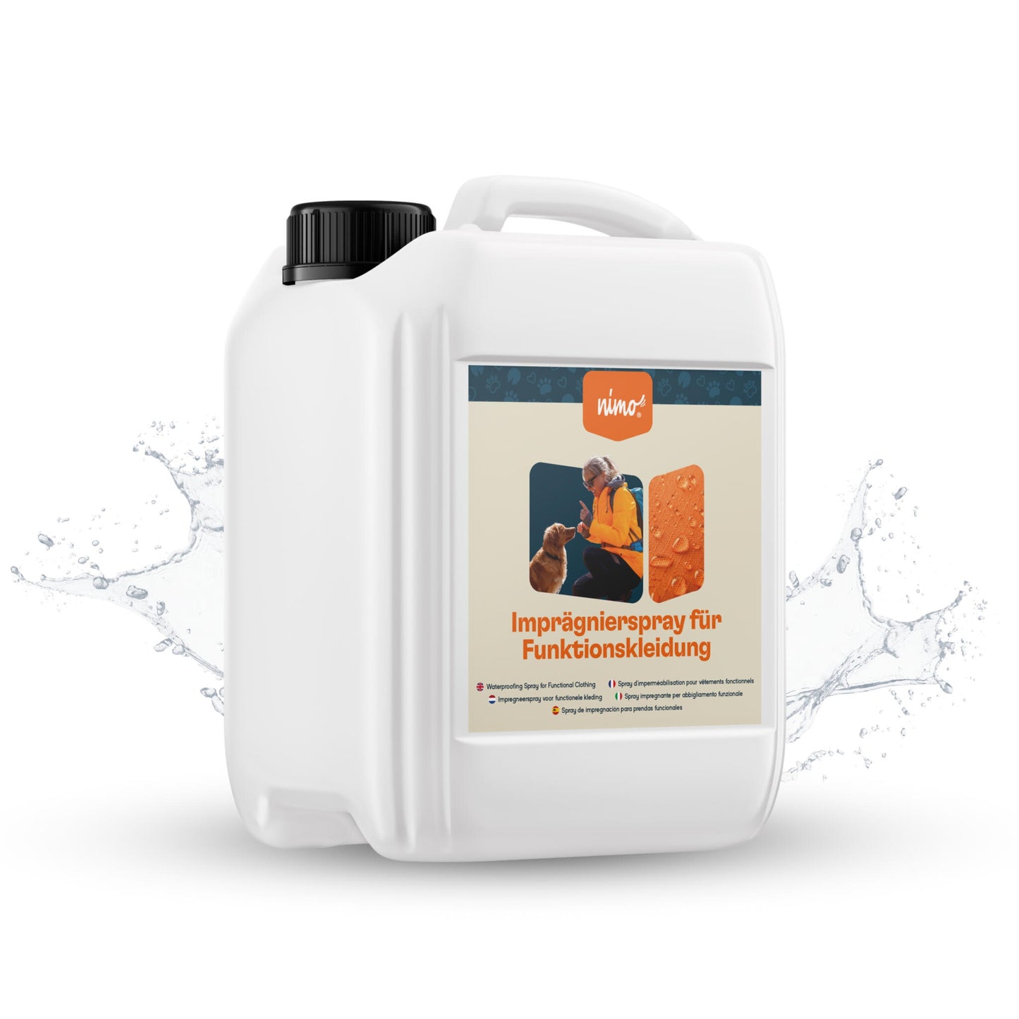 Spray Impermeabilizante Para Ropa Técnica - Nimo - 2,5 L_0