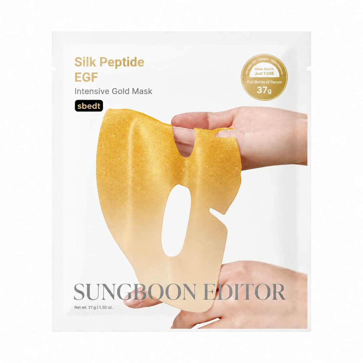 Silk Peptide EGF Gold Mask Sungboon Editor 4 uds
