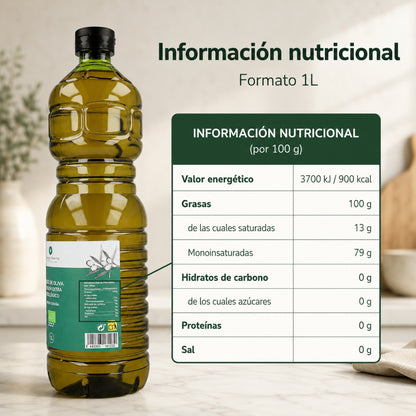 Aceite de oliva Virgen Extra ECO Planeta Huerto 1 L