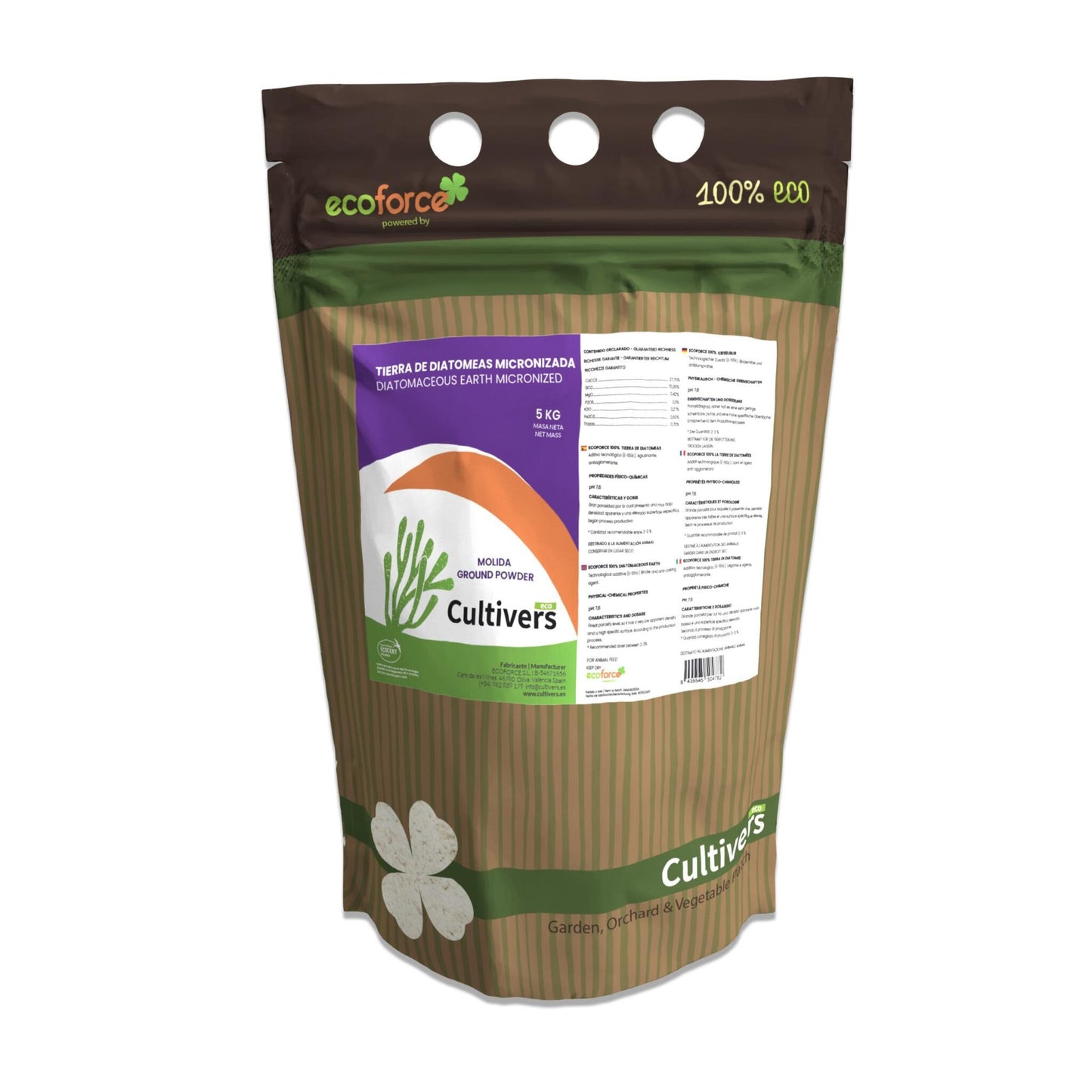 Tierra De Diatomeas Micronizada Cultivers 250 G_2