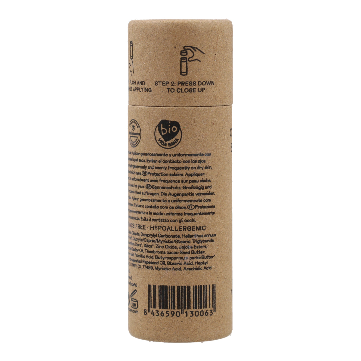 Protector Solar Facial con Color SPF50 Stick Nuura 18 ml