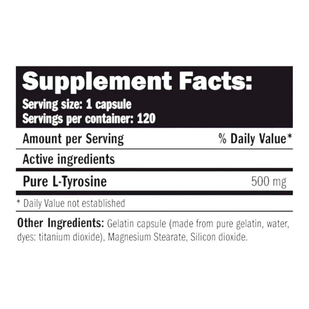 Tyrosine 120 Caps_1
