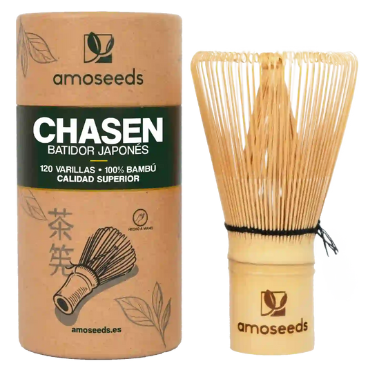 Batidor De Té Matcha De Bambú | Chasen 120 Varillas_0