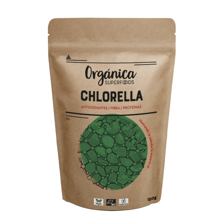 Chlorella 150g - Orgánica Superfoods_0