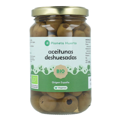 Pack 12x Aceitunas deshuesadas Eco Planeta Huerto 335 g