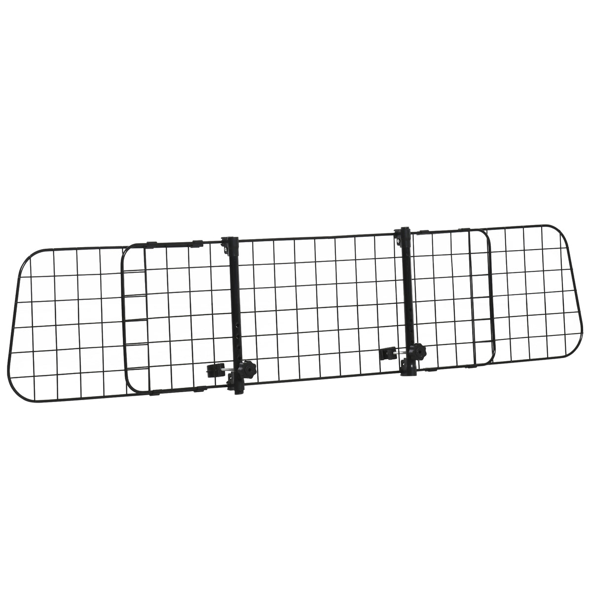 Pawhut Rejilla Seguridad De Coche Para Perros Extensible Universal 91-152x30 Cm_0