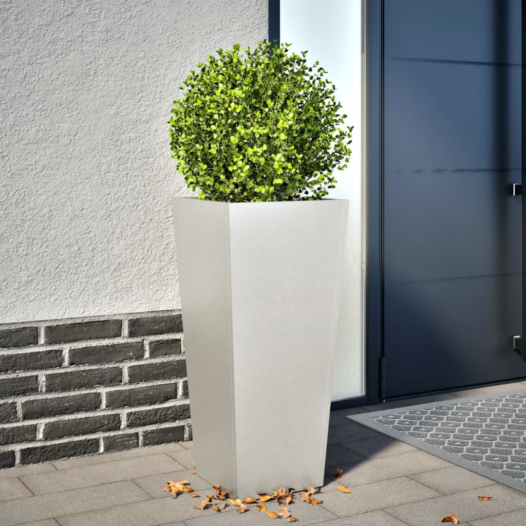 Jardinera De Acero Inoxidable 35x35x75 Cm_1