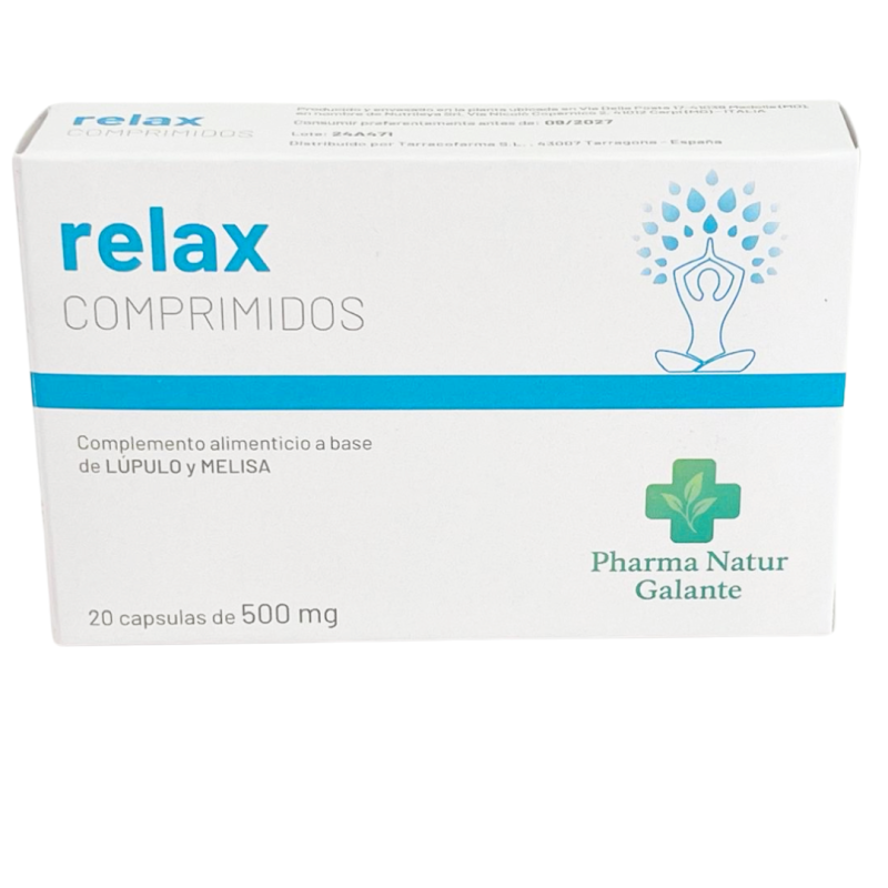 Relax Comprimidos – Alivio Natural Para La Ansiedad, El Estrés Y El Sueño_0