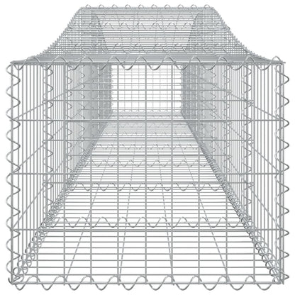 Cestas De Gaviones 20 Uds Forma De Arco Hierro 400x50x40/60 Cm_4